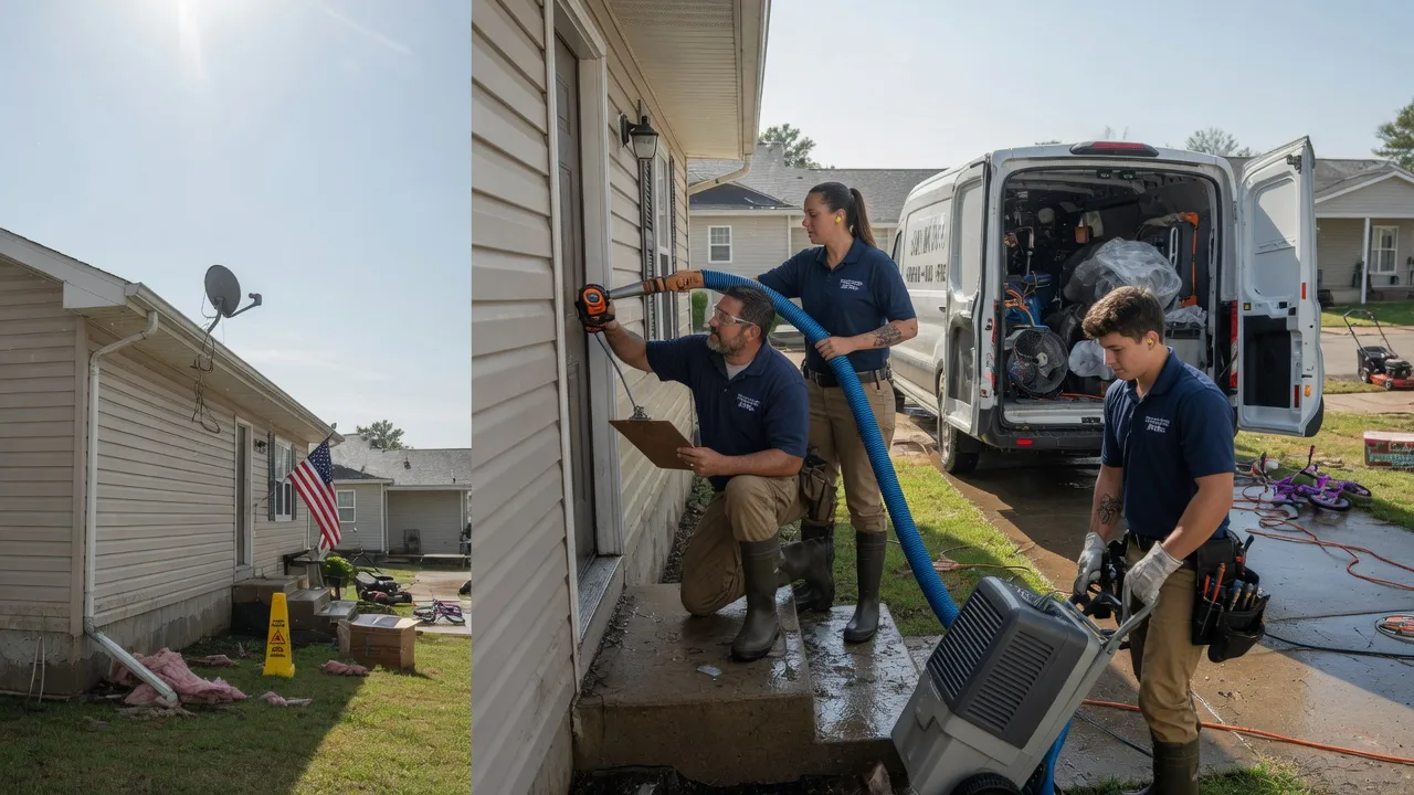 Ceiling Water Damage Restoration in Munford, AL near me